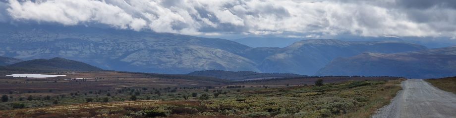 Foran oss venter nedkjøringen til Gudbrandsdalen