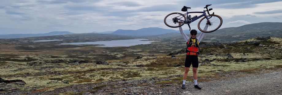 Vesle Orkelsjøen i sikte